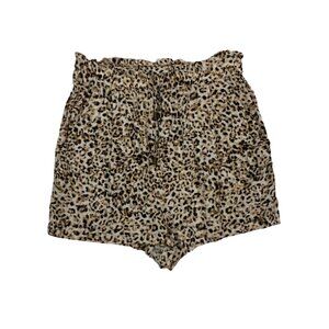 Blue Life Womens Shorts XS Animal Print Pull On High Waist Summer